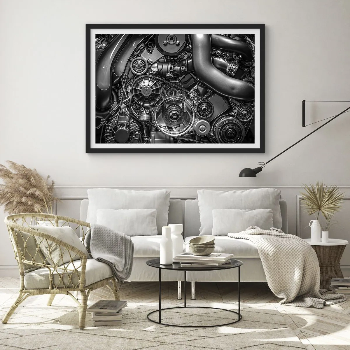 Poster in black frame - Poetry of Mechanics - 70x50 cm