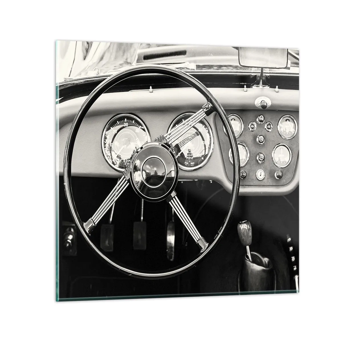 Glass picture - Collector's Dream - 30x30 cm