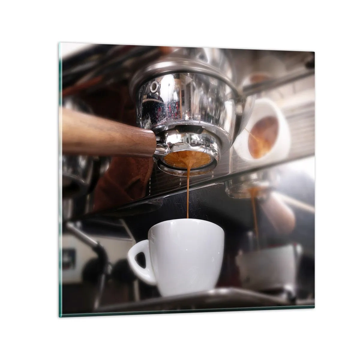 Glass picture - Good Moment of the Day - 30x30 cm