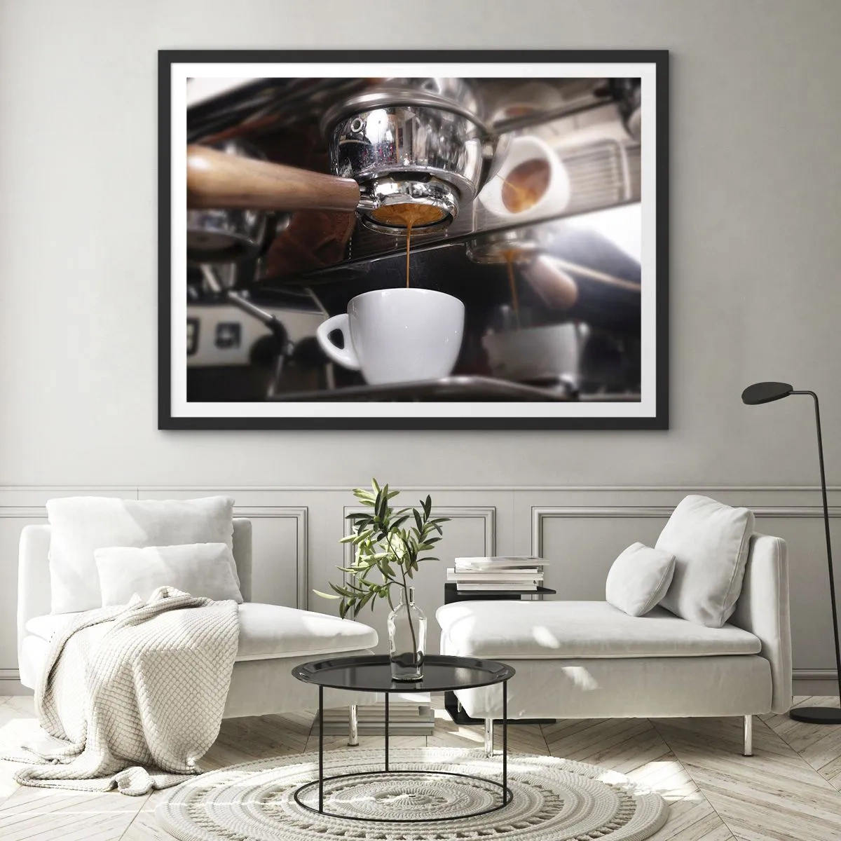 Poster in black frame - Good Moment of the Day - 70x50 cm