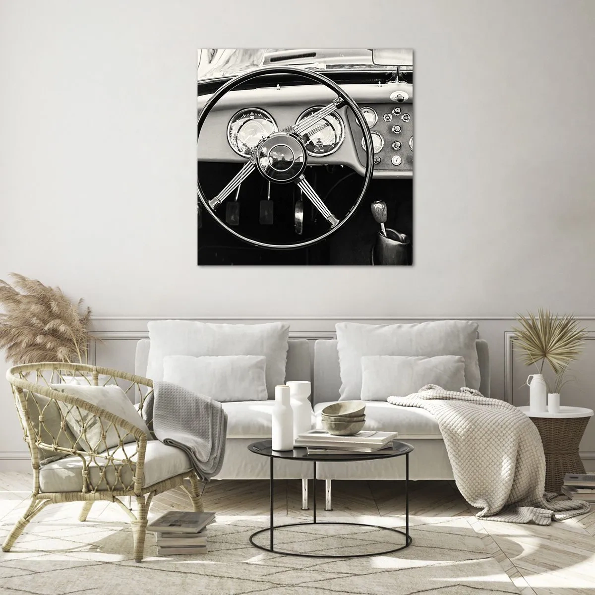 Glass picture - Collector's Dream - 30x30 cm