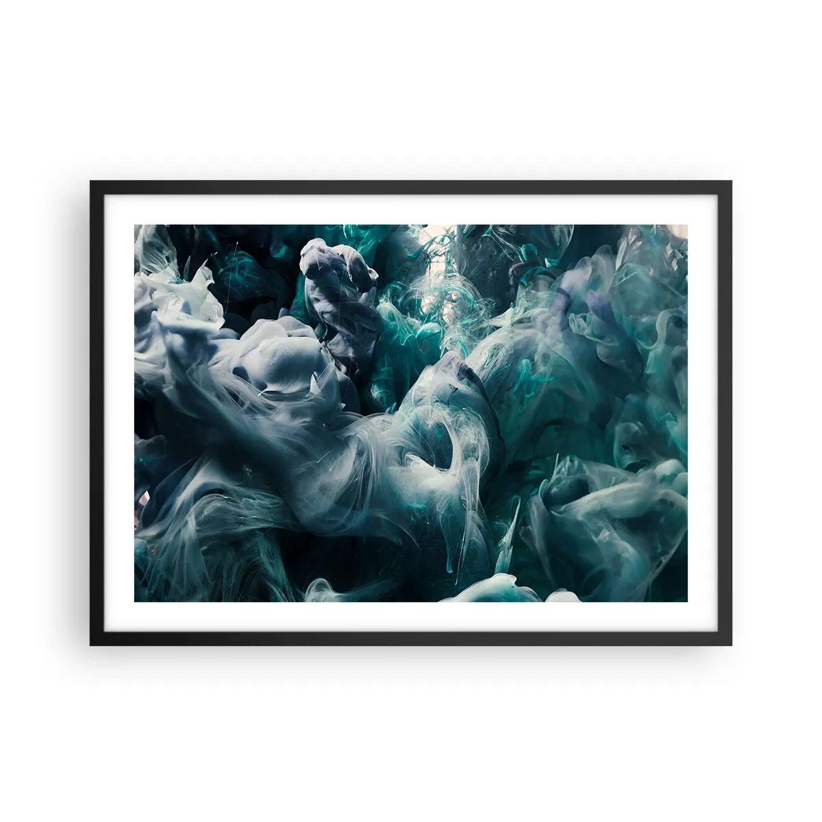 Poster in black frame - Movement of Colour - 70x50 cm