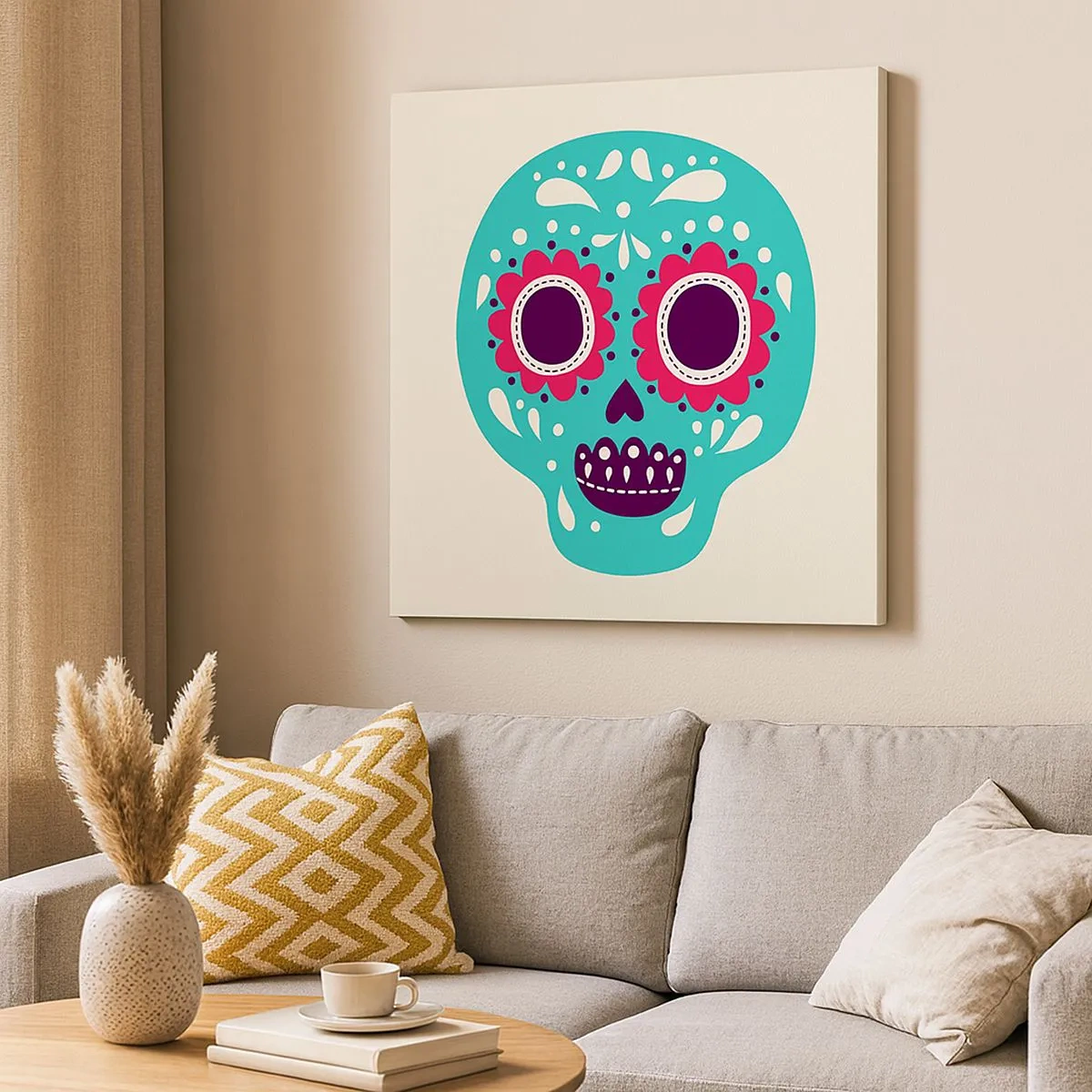 Canvas picture - Life - Fun Until You Die - 30x30 cm