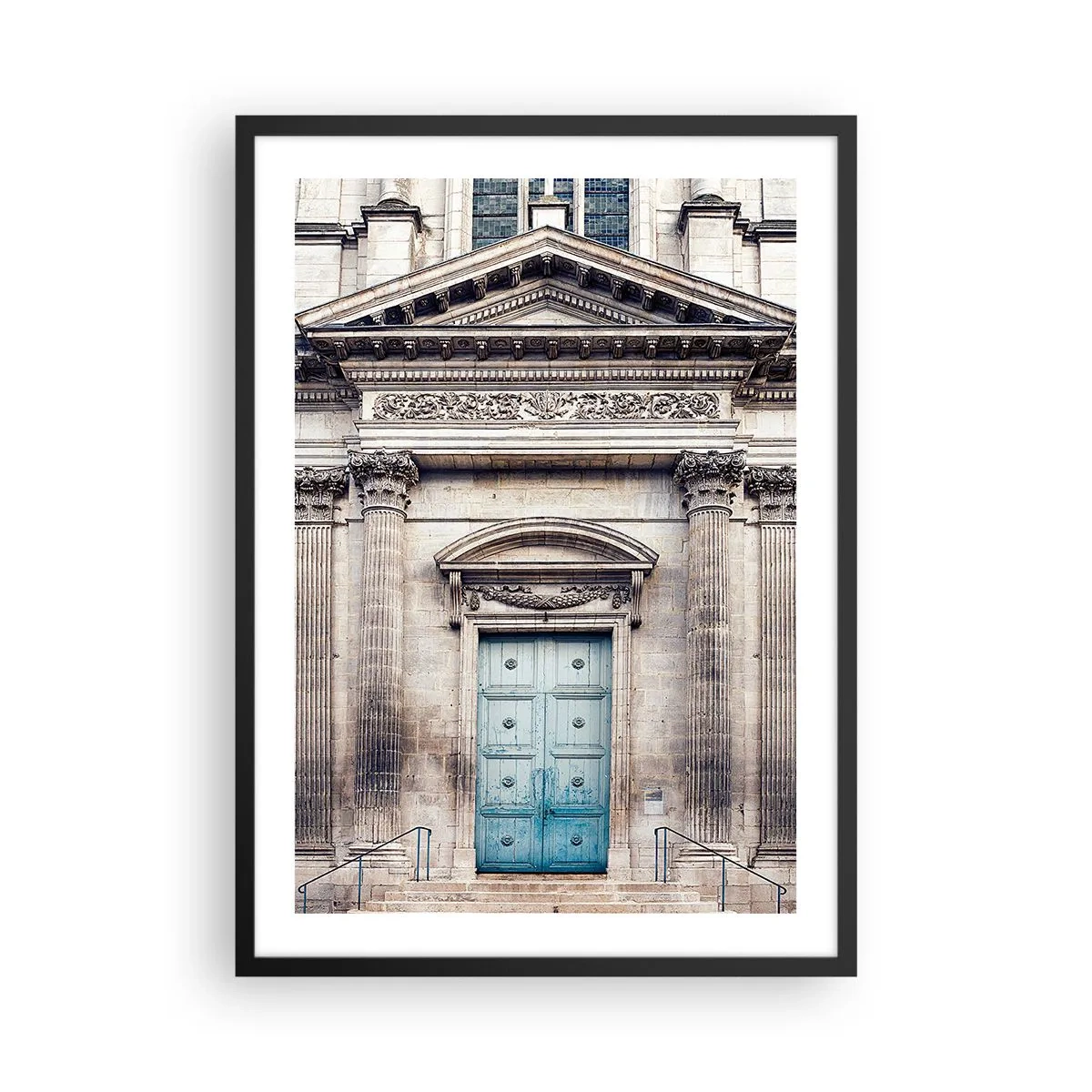 Poster in black frame - Gateway to the spirit world - 50x70cm - Gate to the Spiritual World - Modern wall decoration for the living room and bedroom ARTTOR