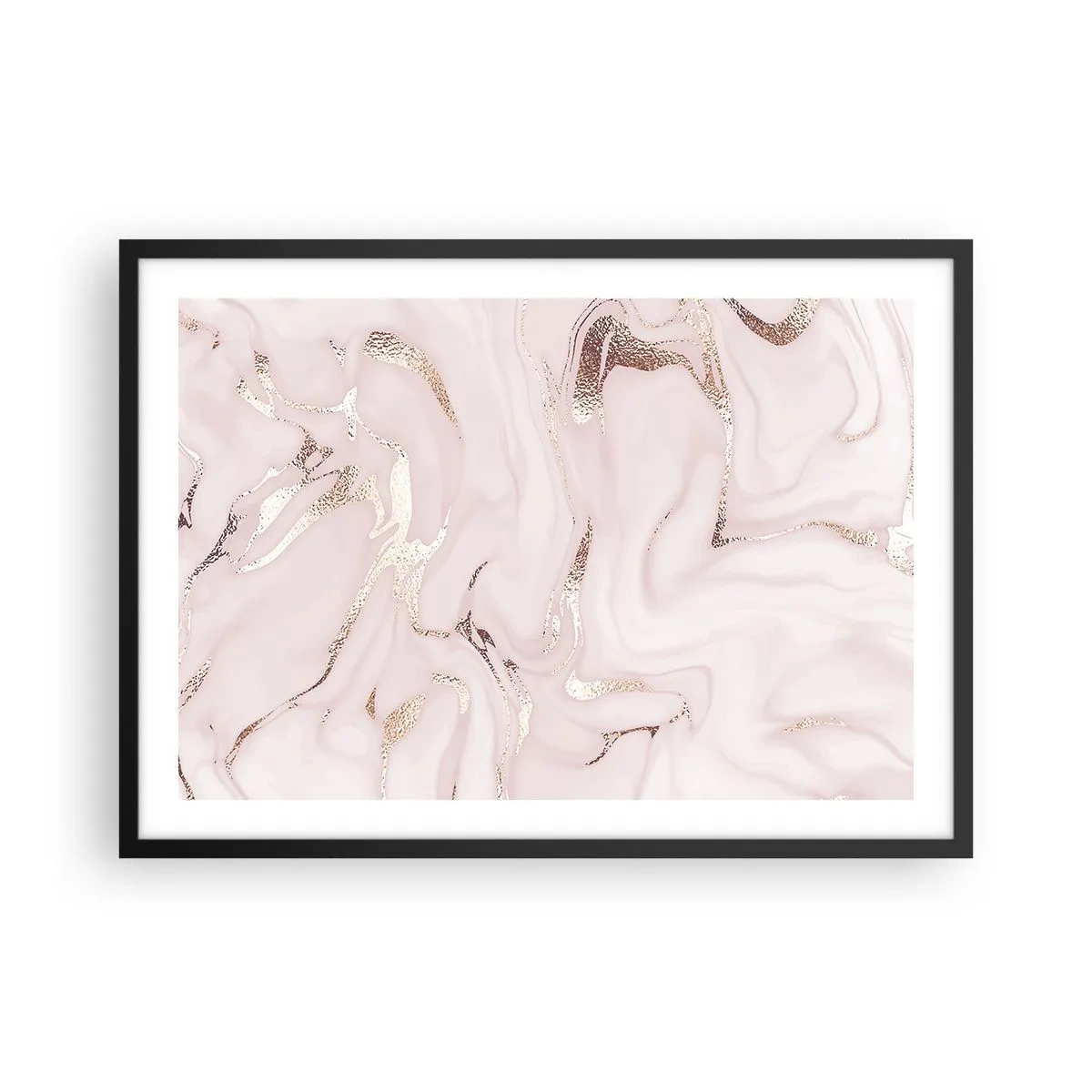 Poster in black frame - In Pink - 70x50 cm