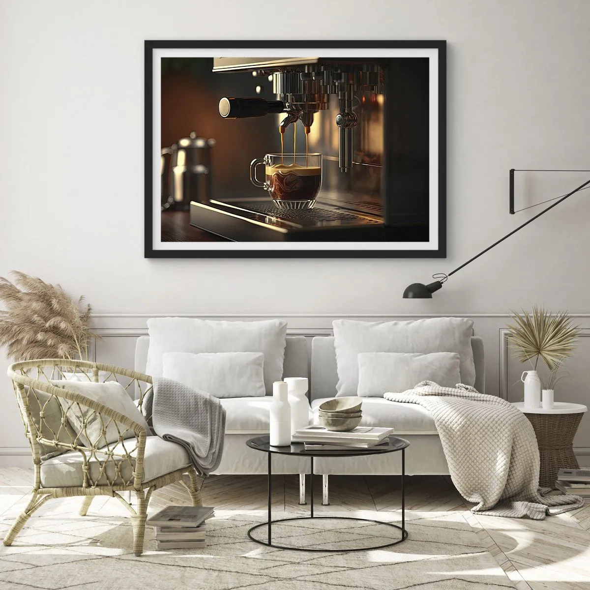 Poster in black frame - Sensual Mixture - 70x50 cm