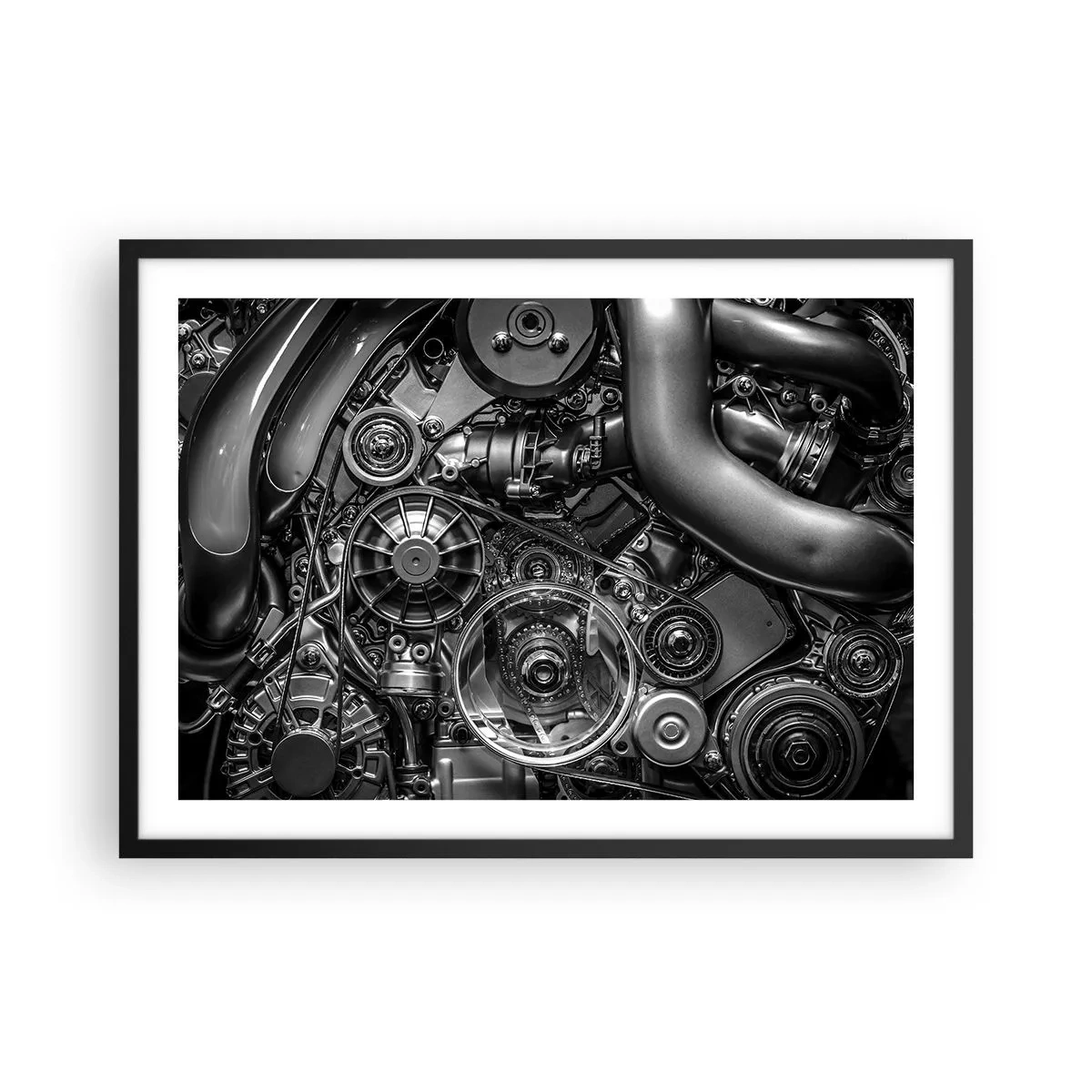 Poster in black frame - Poetry of Mechanics - 70x50 cm
