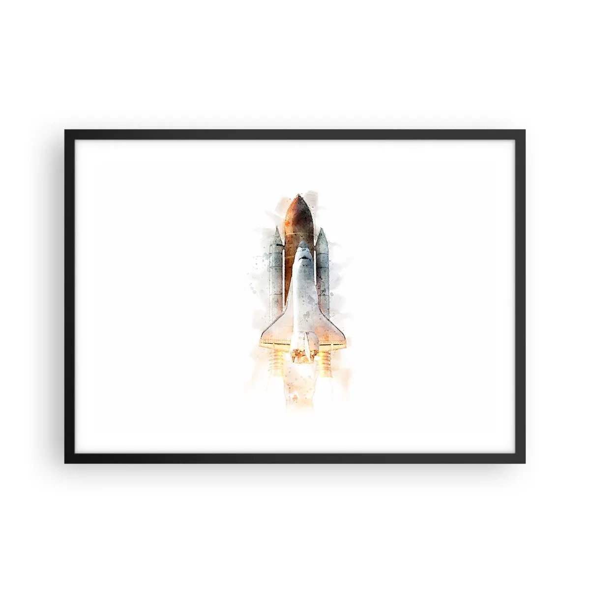 Poster in black frame - Explorers Get Ready - 70x50 cm