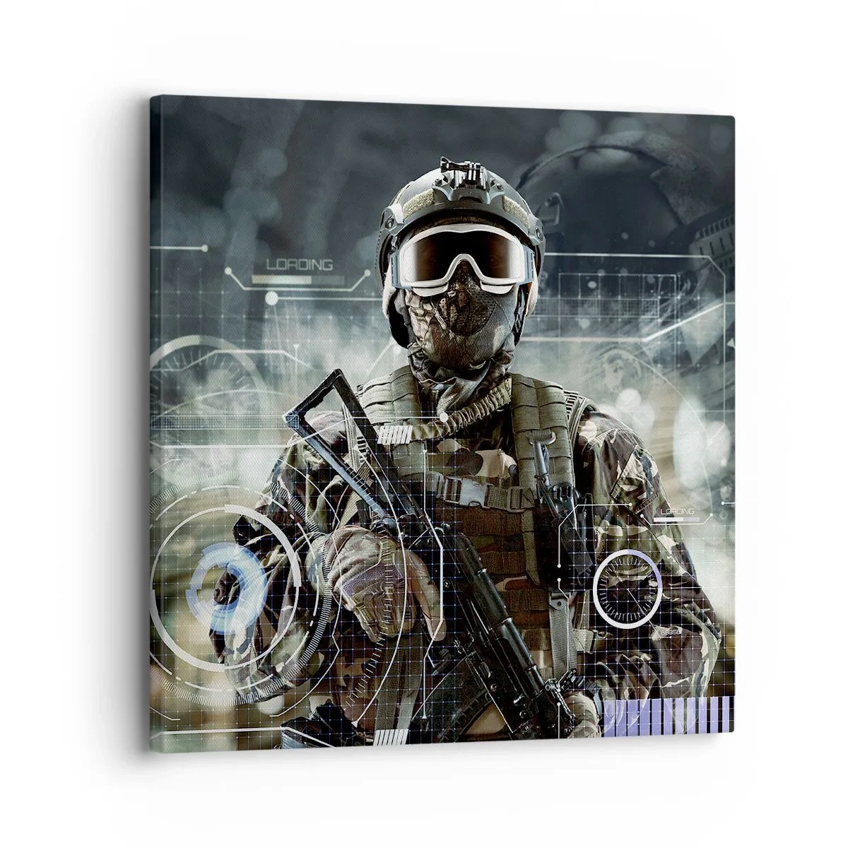 Canvas picture - Power Squared - 30x30 cm