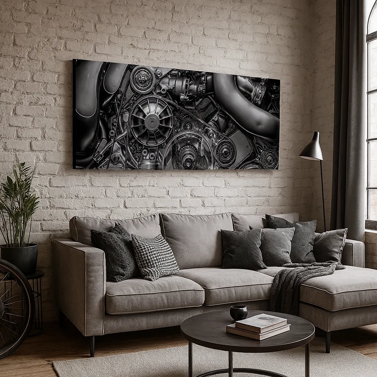 Canvas picture - Poetry of Mechanics - 30x30 cm